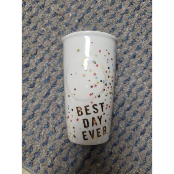 Starbucks Other - Starbucks confetti ceramic mug best day ever 2015 edition - 10oz